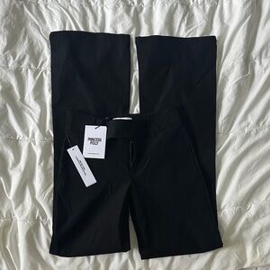 Princess Polly Kinkirk flared black pants